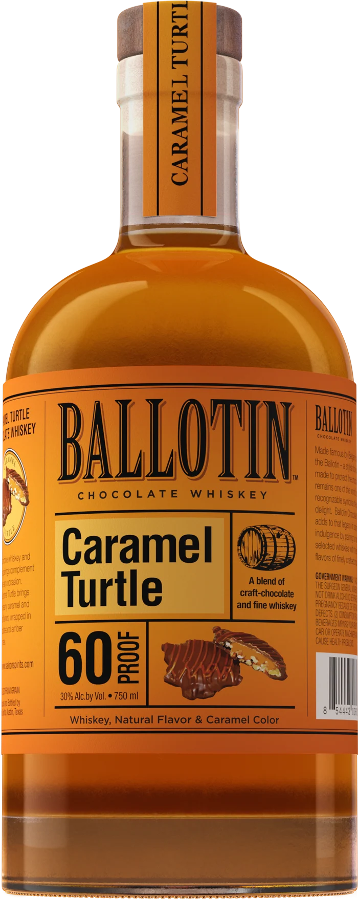 Ballotin Caramel Turtle 750 Ml