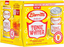 Barritts Tonic Water 7.5OZ 4PK Can