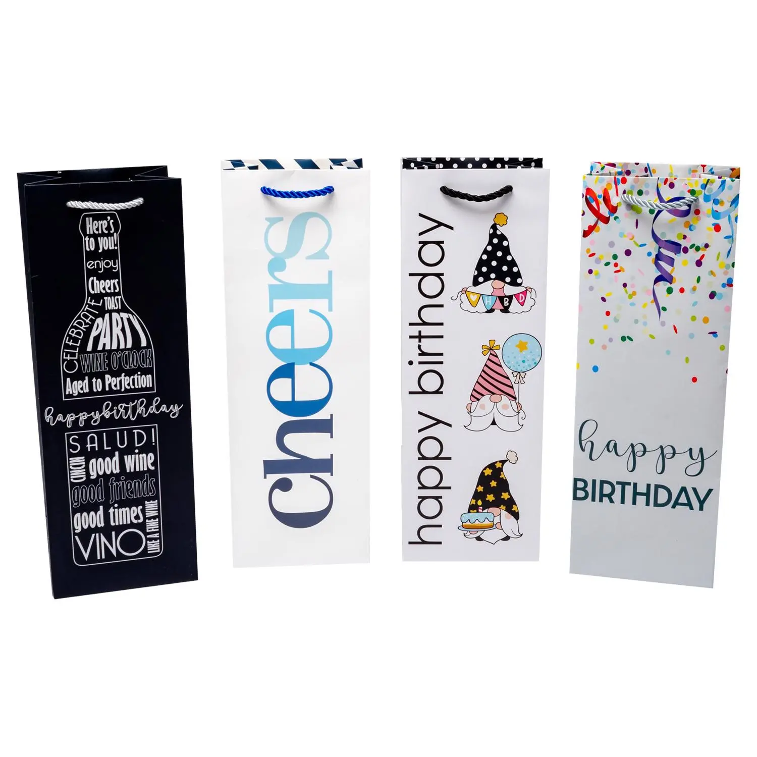 BARY3 Birthday Wine Bags Assorted BAR-0999