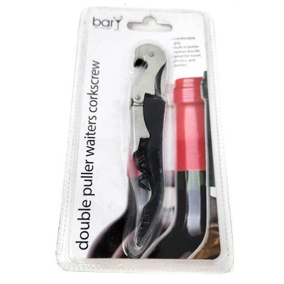 BARY3 Double Puller Waiters Corkscrew BAR-0496