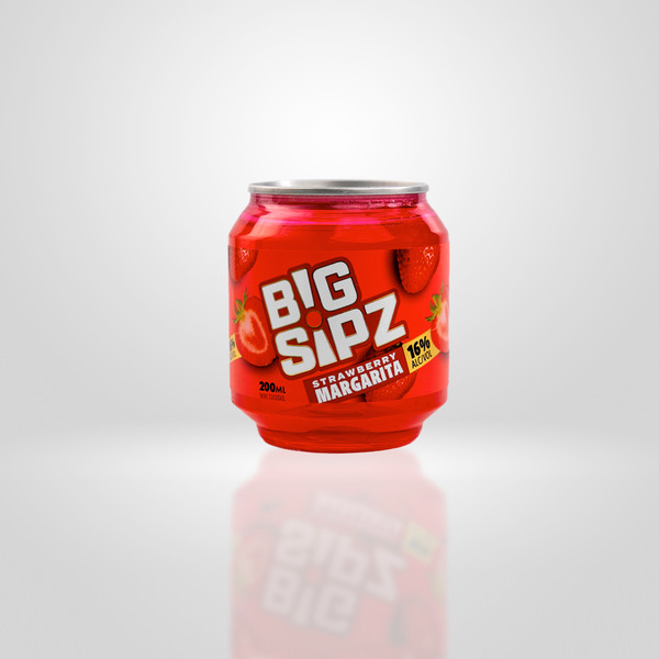 Big Sipz Strawberry Margarita 200ML