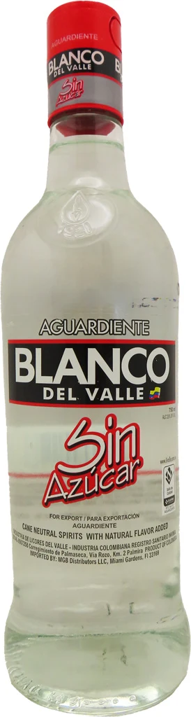 Blanco Aguardiente Sin Azucar 75