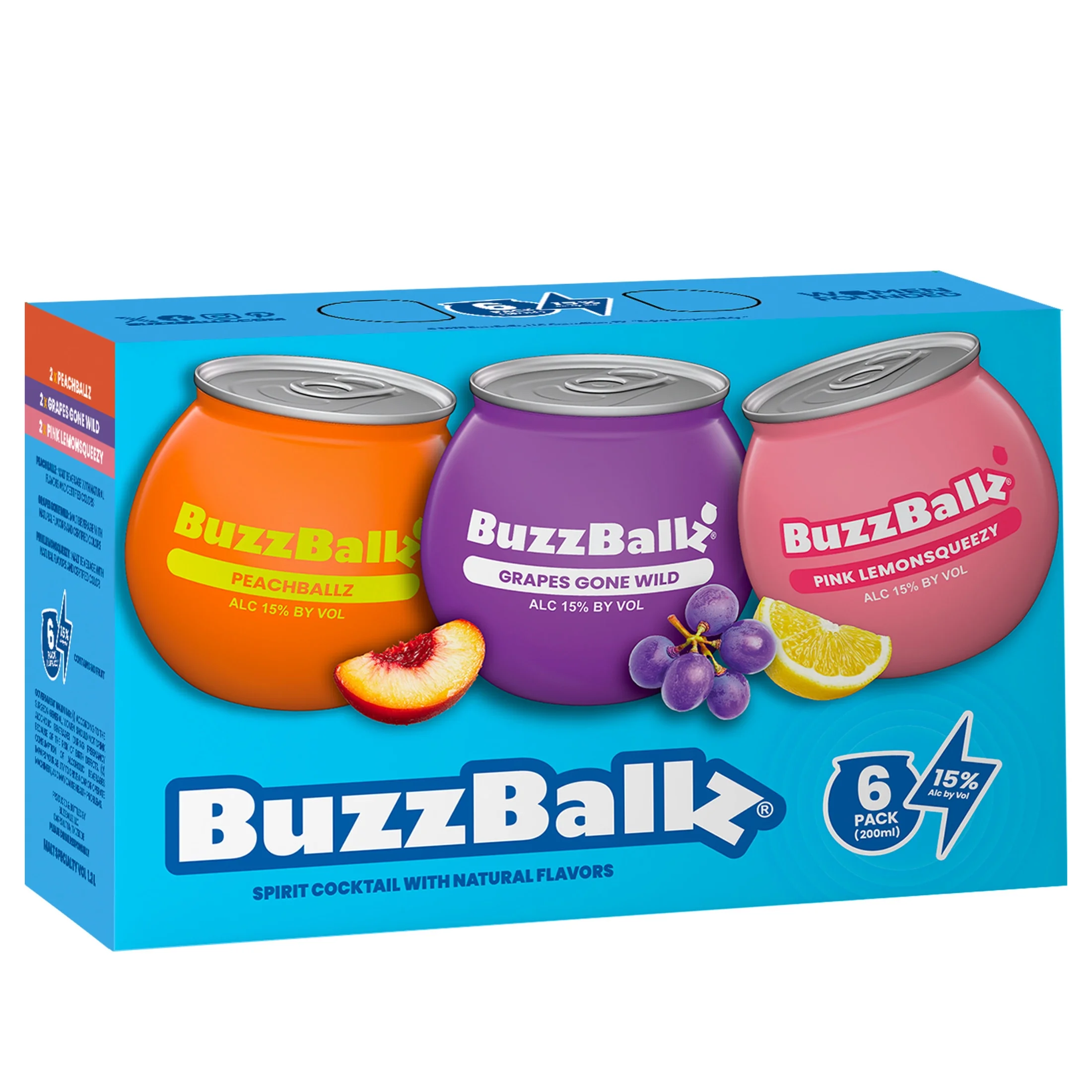 Buzzball Fruity Evrgrn 200ML 6PK