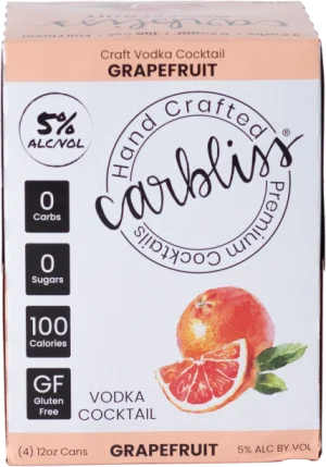 Carbliss Vodka Grapefruit 4PK
