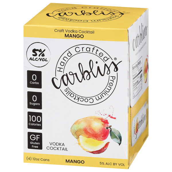 Carbliss Vodka Mango 4PK