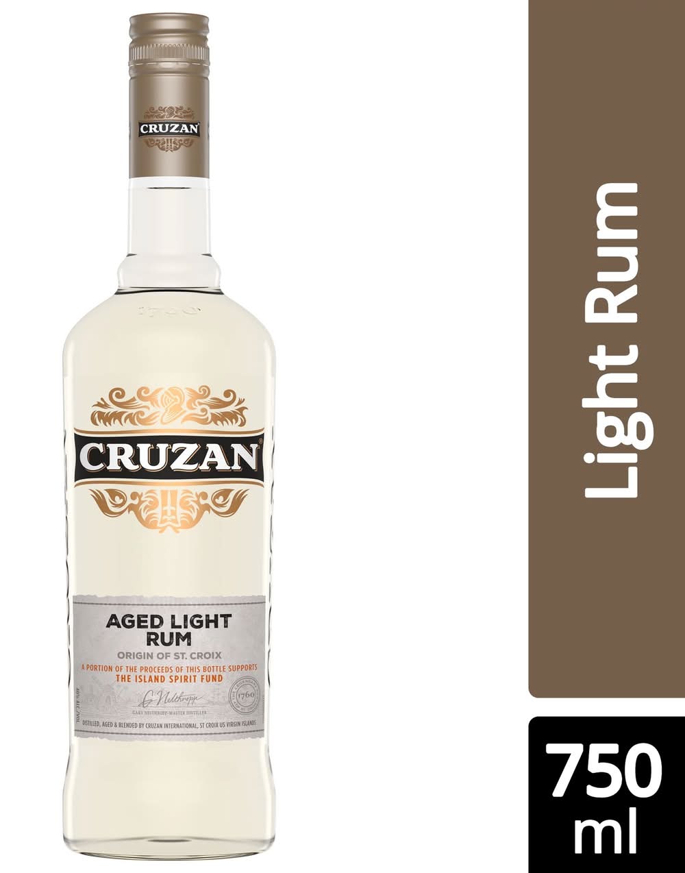 Cruzan Aged Light Rum 750
