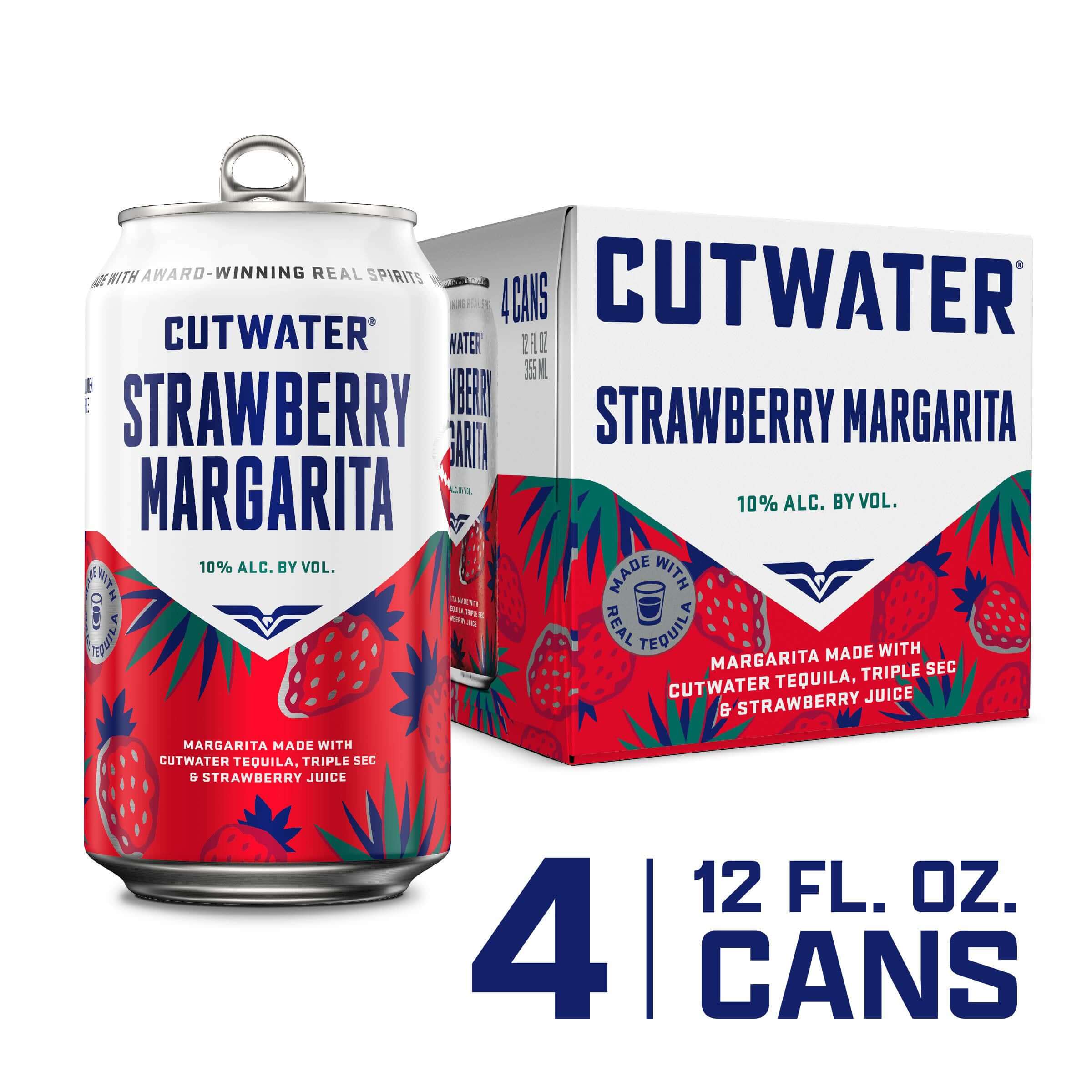 Cutwater Straw Marg RTD 4PK 12OZ