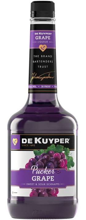 Dekuyper Pucker Grape 750ML