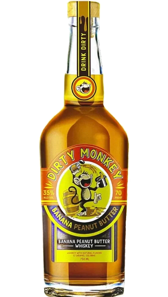 Dirty Monkey Banana Peanut Whiskey 750ML