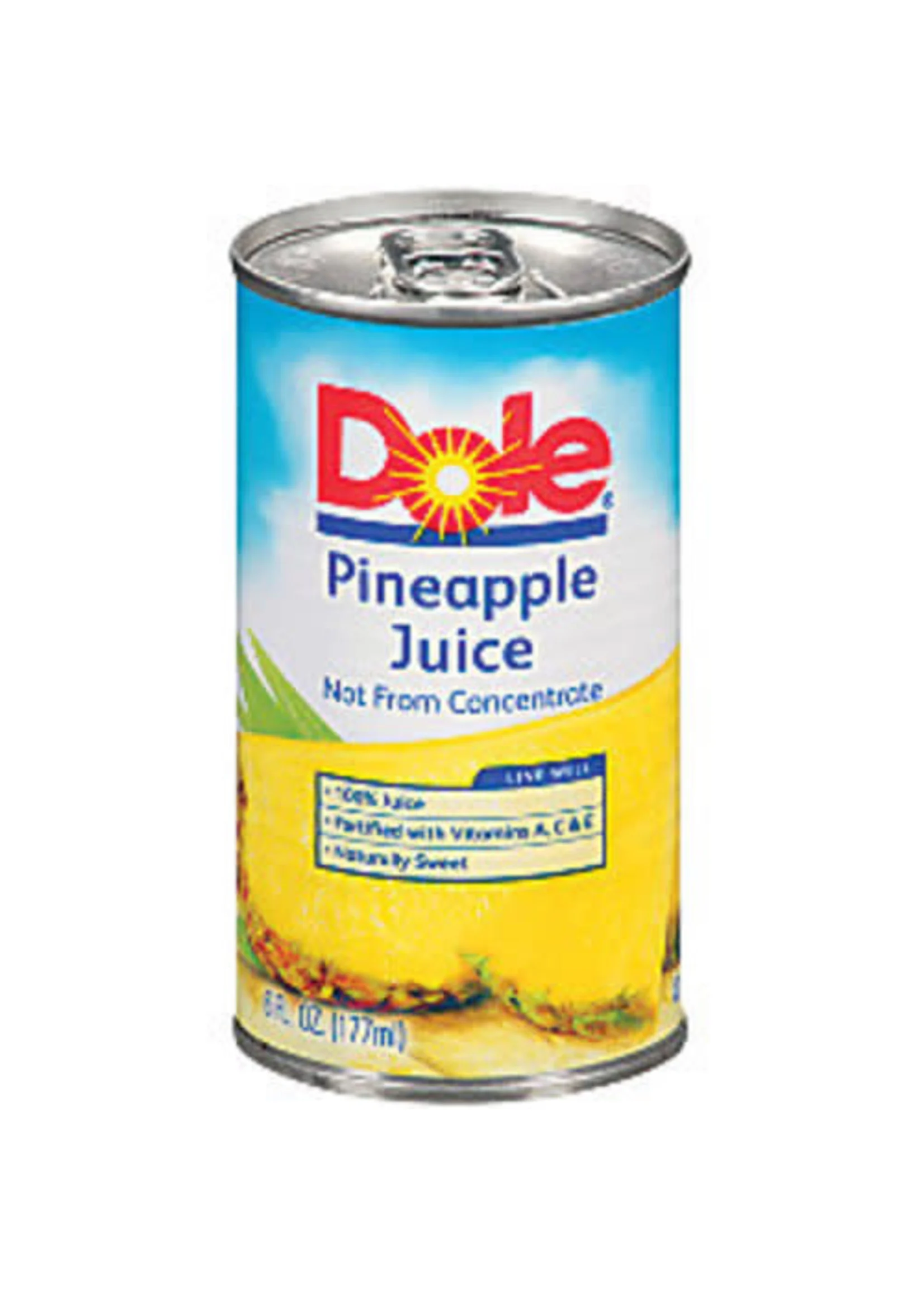 Dole Pineapple Juice 6 Oz