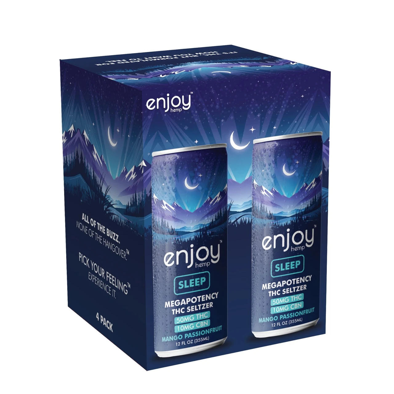 Enjoy Hemps Sleep Mango Passion Fruit 4PK Can