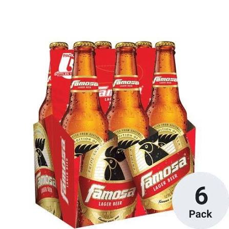 Famosa Beer 6PK Bottle
