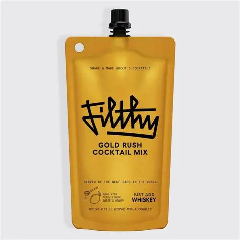 Filthy Gold Rush Cocktail 8OZ Pouch - Free Dno