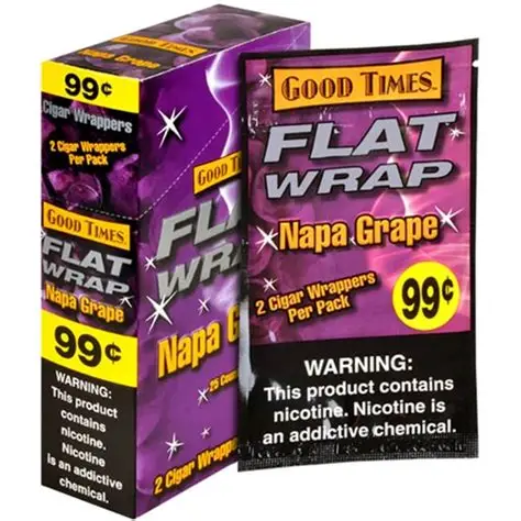 Flat Wrap Napa Grape 2PK