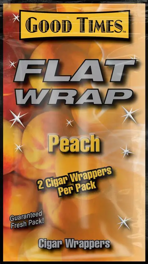 Flat Wrap Peach 2PK