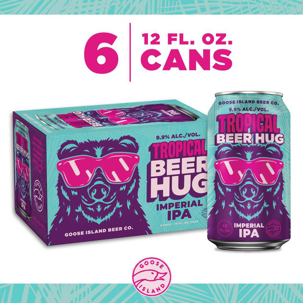 Goose Island Tropical Beer Hug 6PK Can