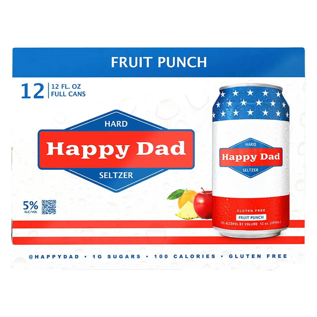 Happy Dad Fruit Punch 12PK Can