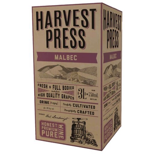 Harvest Press Malbec 3LT