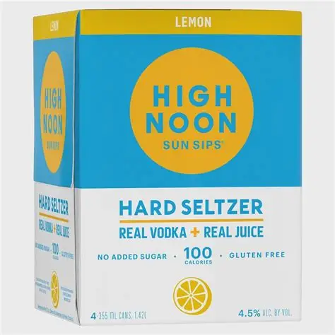High Noon Lemon 4PK