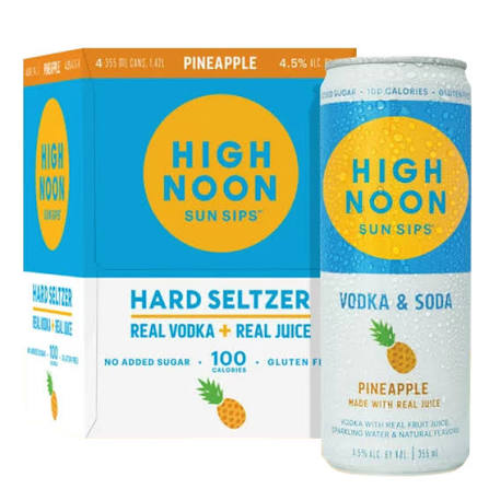 High Noon Pineapple 4PK