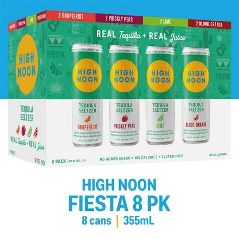 High Noon Tequila Fiesta Variety 8PK Can