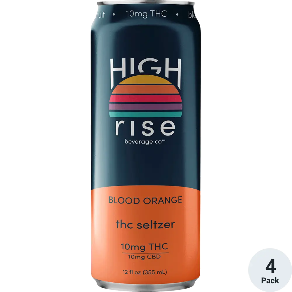 High Rise Blood Orange Thc 4PK Can