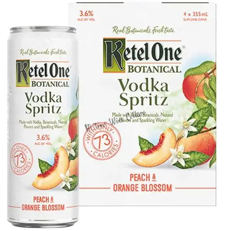 Ketel One RTD Peach and Orange Blossom 4PK