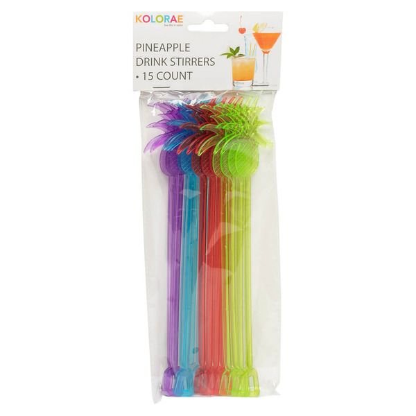 Kolorae Pineapple Stirrers 15 Count