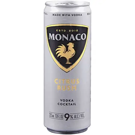 Monaco Citrus Rush Vodka 12OZ Sngl
