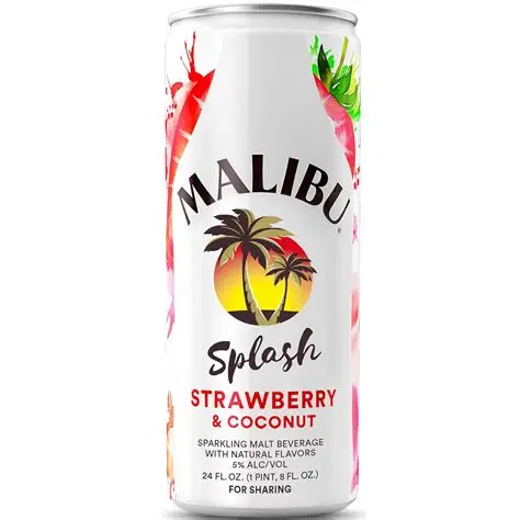 Malibu Splash Strawberry & Coconut 24OZ