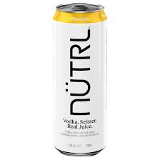 Nutrl Pineapple Vodka Seltzer 16 Oz Can