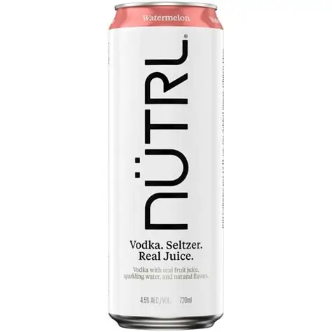 Nutrl Watermelon Vodka Soda 24OZ