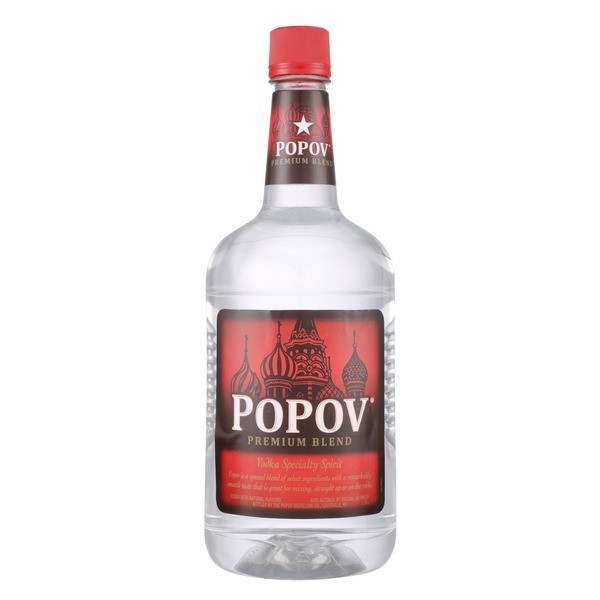 Popov Vodka 750ML Pet