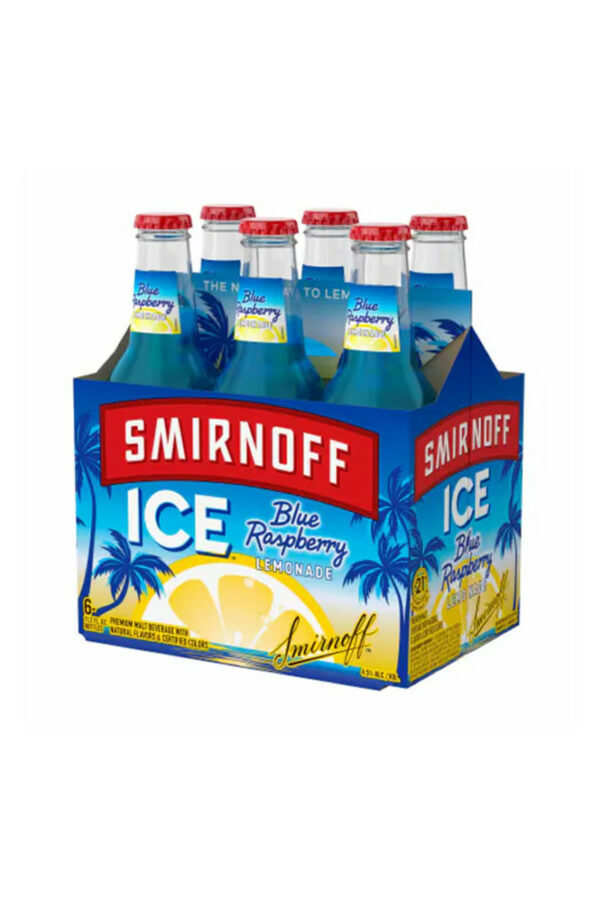Smirnoff Blue Raspberry Lemonade 12 Oz 6PK
