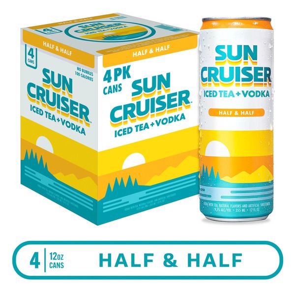 Sun Cruiser Vodka Iced Tea 4PK Cans 12OZ