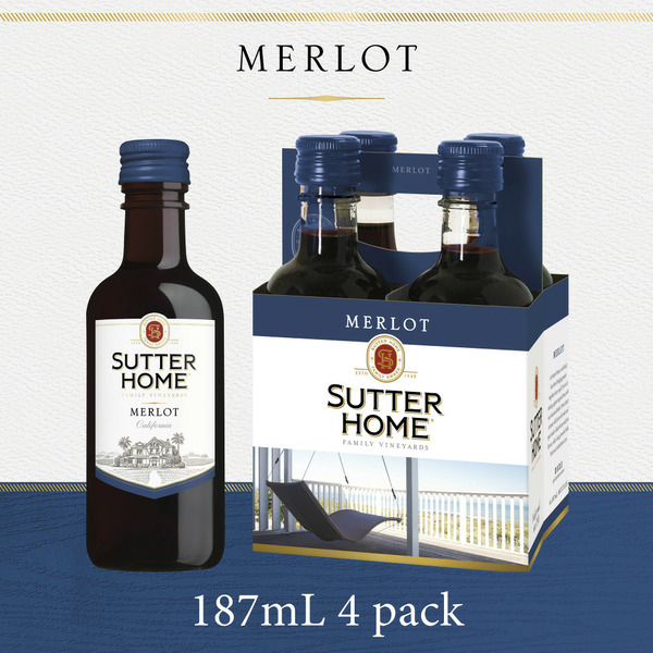 Sutter Home Merlot 4PK