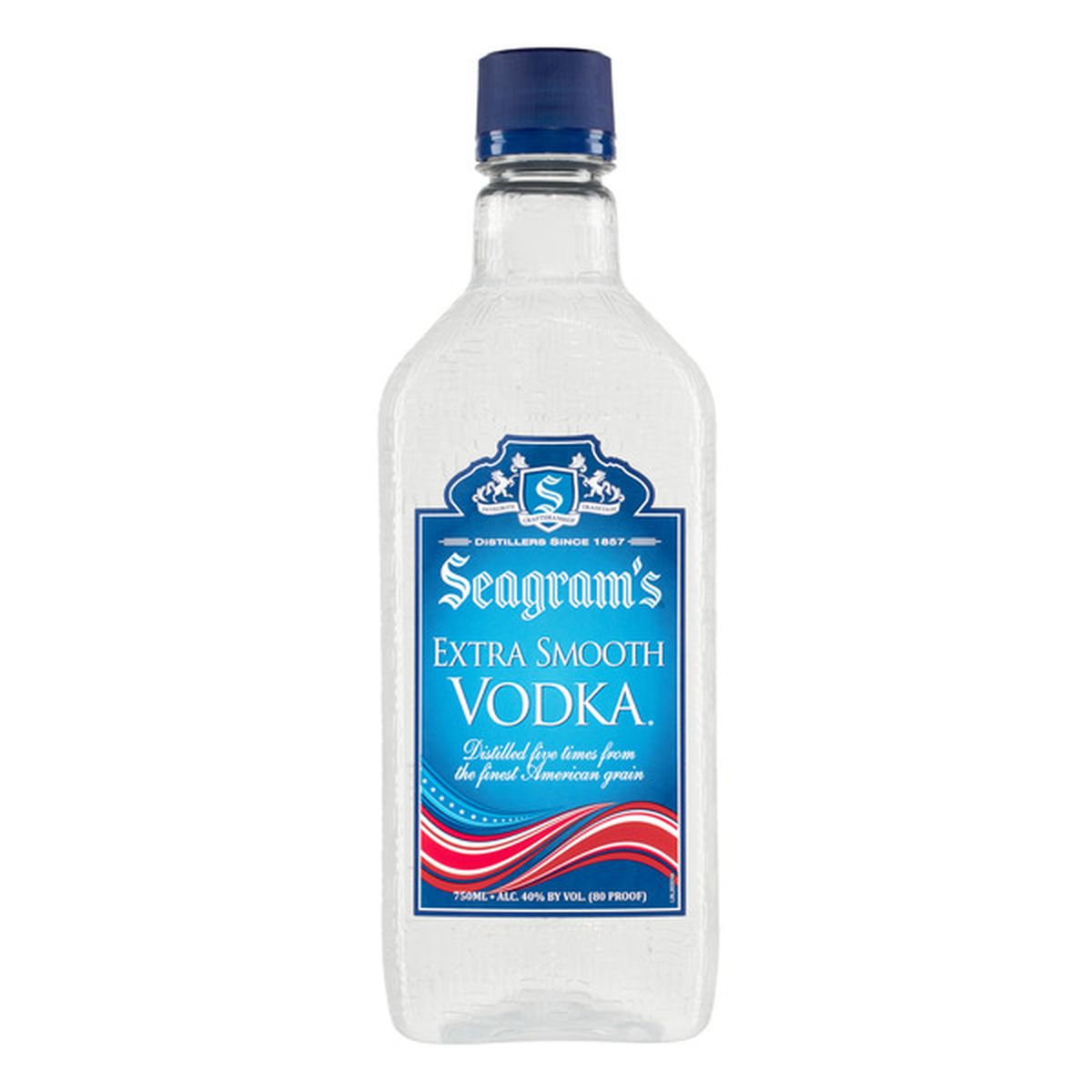 Seagrams Extra Smooth Vodka 750ML Plastic