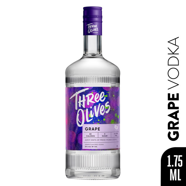 Three Olives Grape Vodka 1.75L