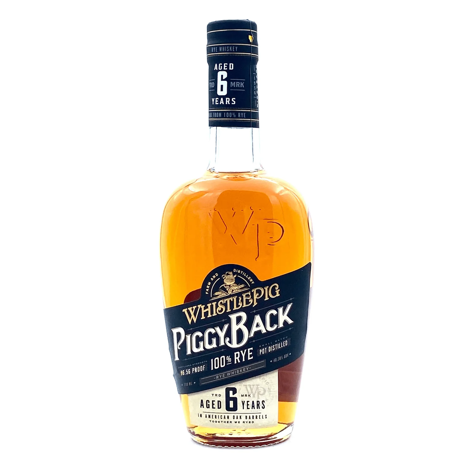 Whistle Piggy Back 100% Rye 750ML