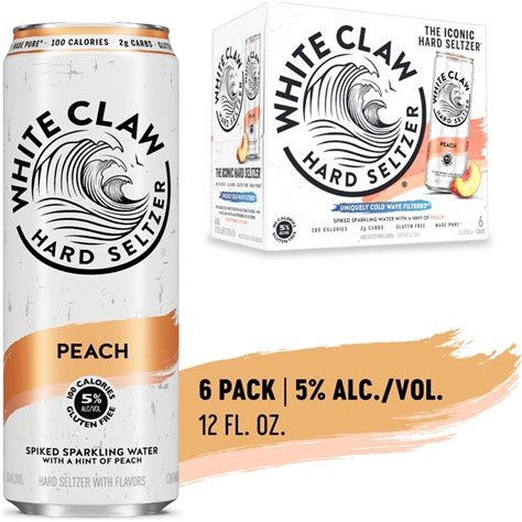 White Claw Peach 6PK Can