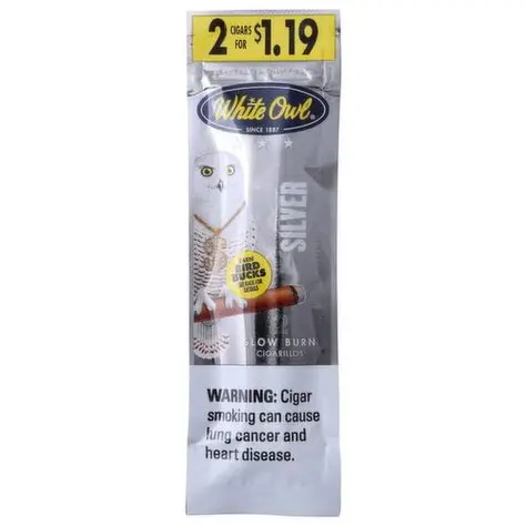 White Owl Sliver 2PK