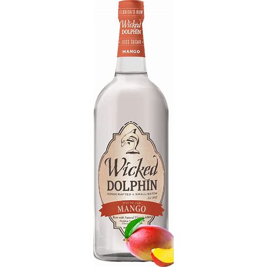 Wicked Dolphin Mango Rum 750ML