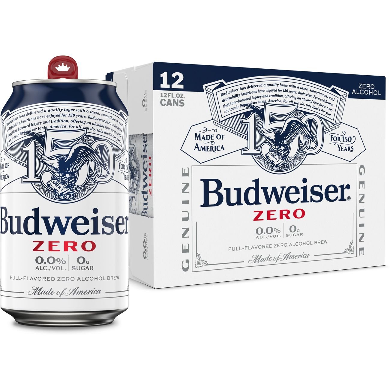 Budweiser Zero 12OZ 12PK Can
