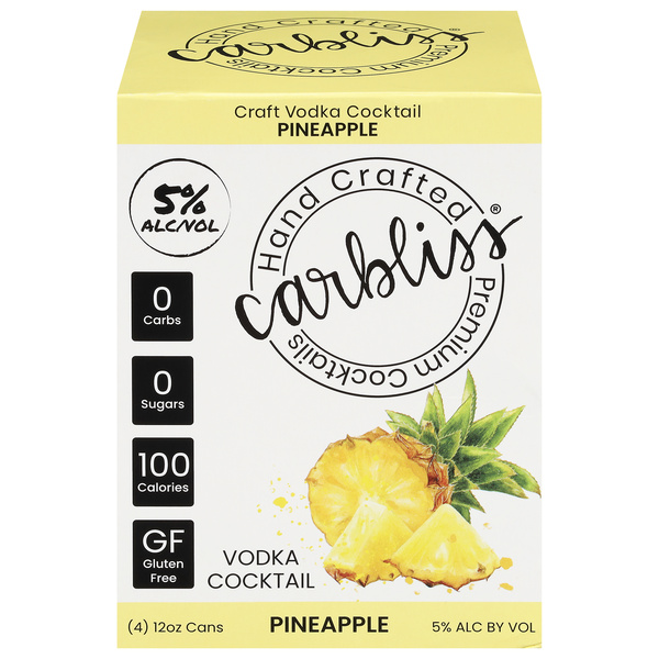 Carbliss Pineapple 4PK 12OZ