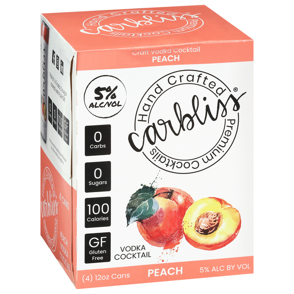 Carbliss Peach 4PK 12OZ