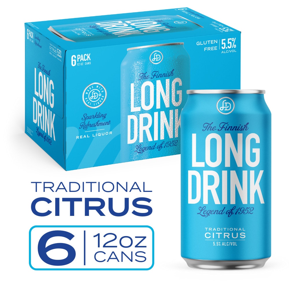 Long Drink Trad Citrus Cocktail 6PK