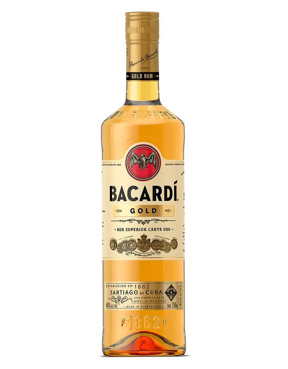Bacardi Gold Rum Glass 750ML