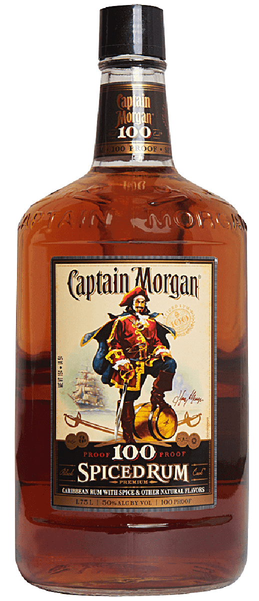 Captain Morgan Sp. Rum 100 1.75L