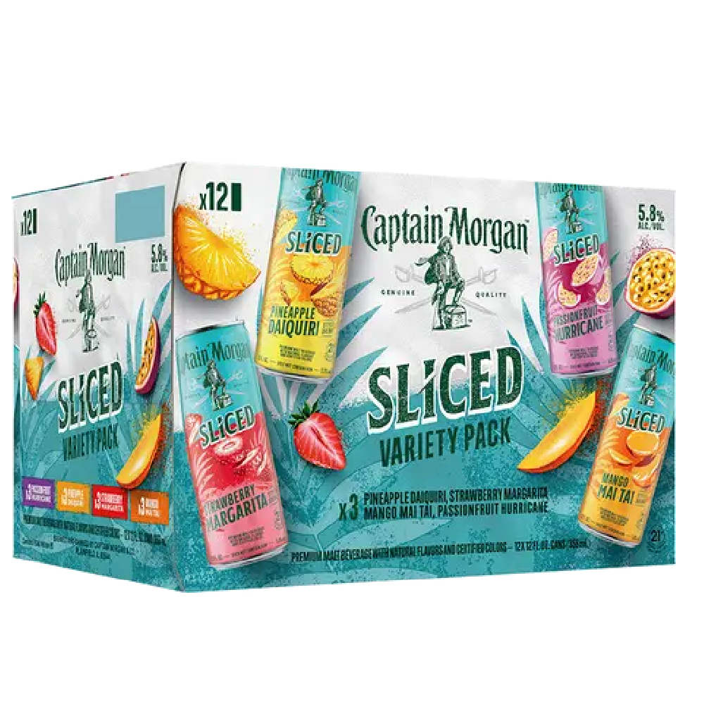 Captain Morgan Sliced Variety 12PK Can