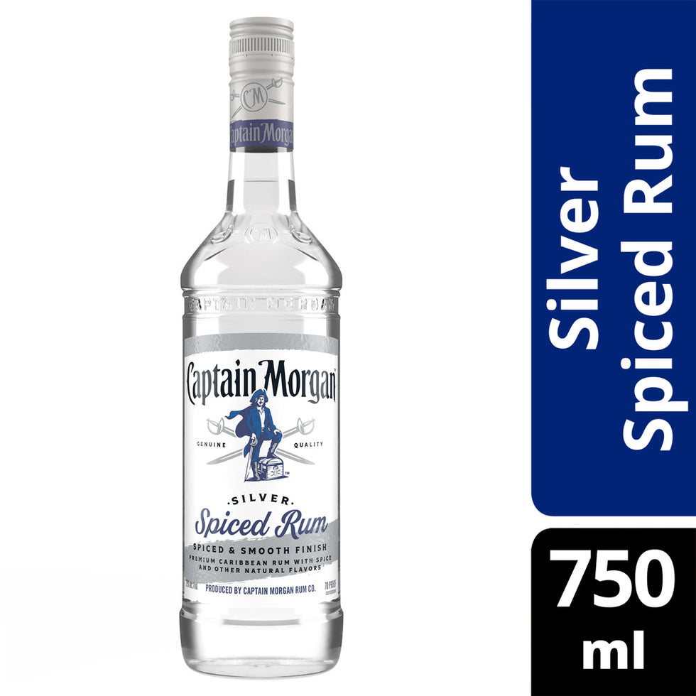 Captain Morgan Silver Sp Rum 750ML